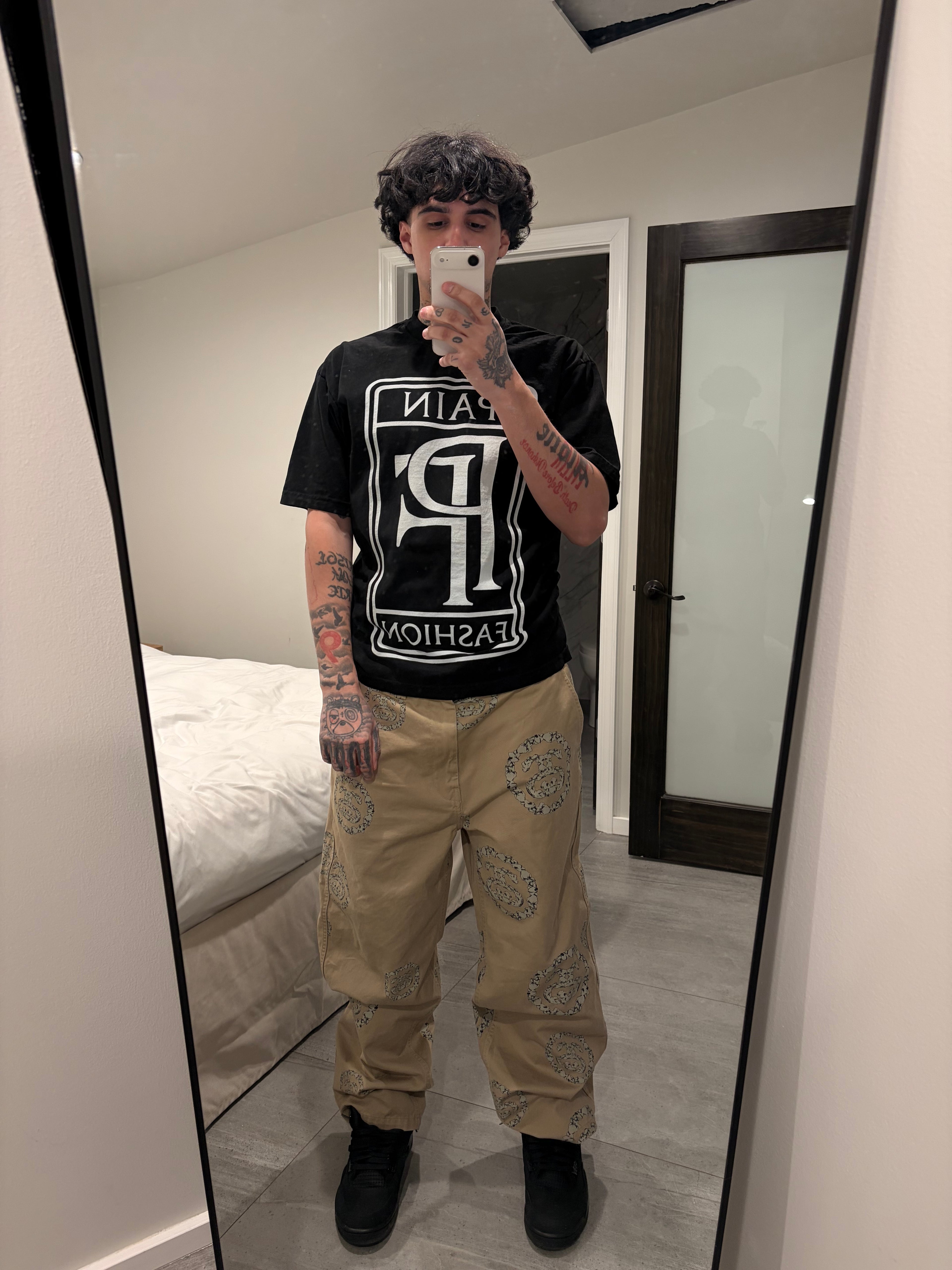 PAIN FASHION PREMIUM TEE (PHANTOM BLACK)