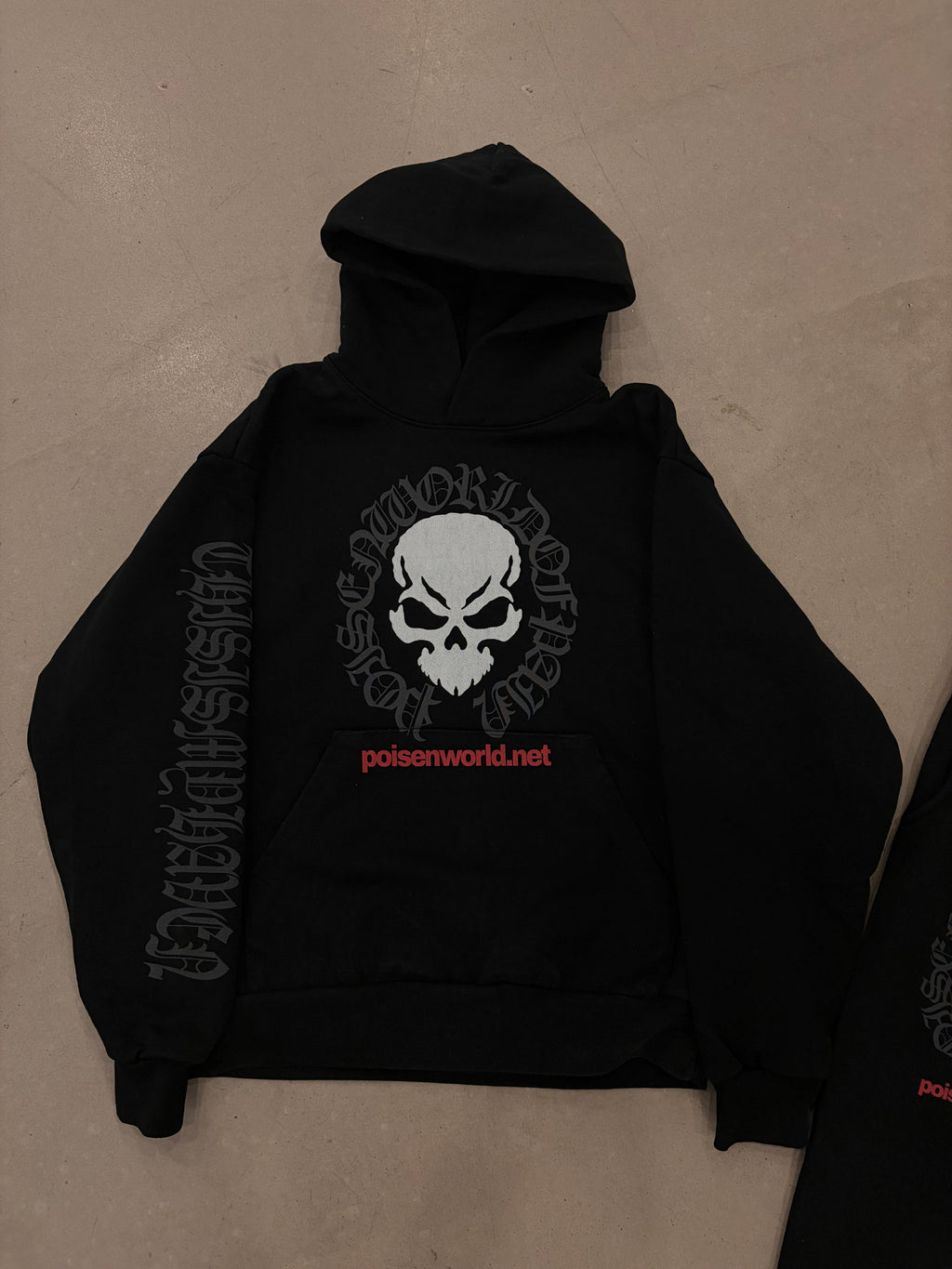 SANCTUARY ULTRA HEAVYWEIGHT HOODIE (phantom black)
