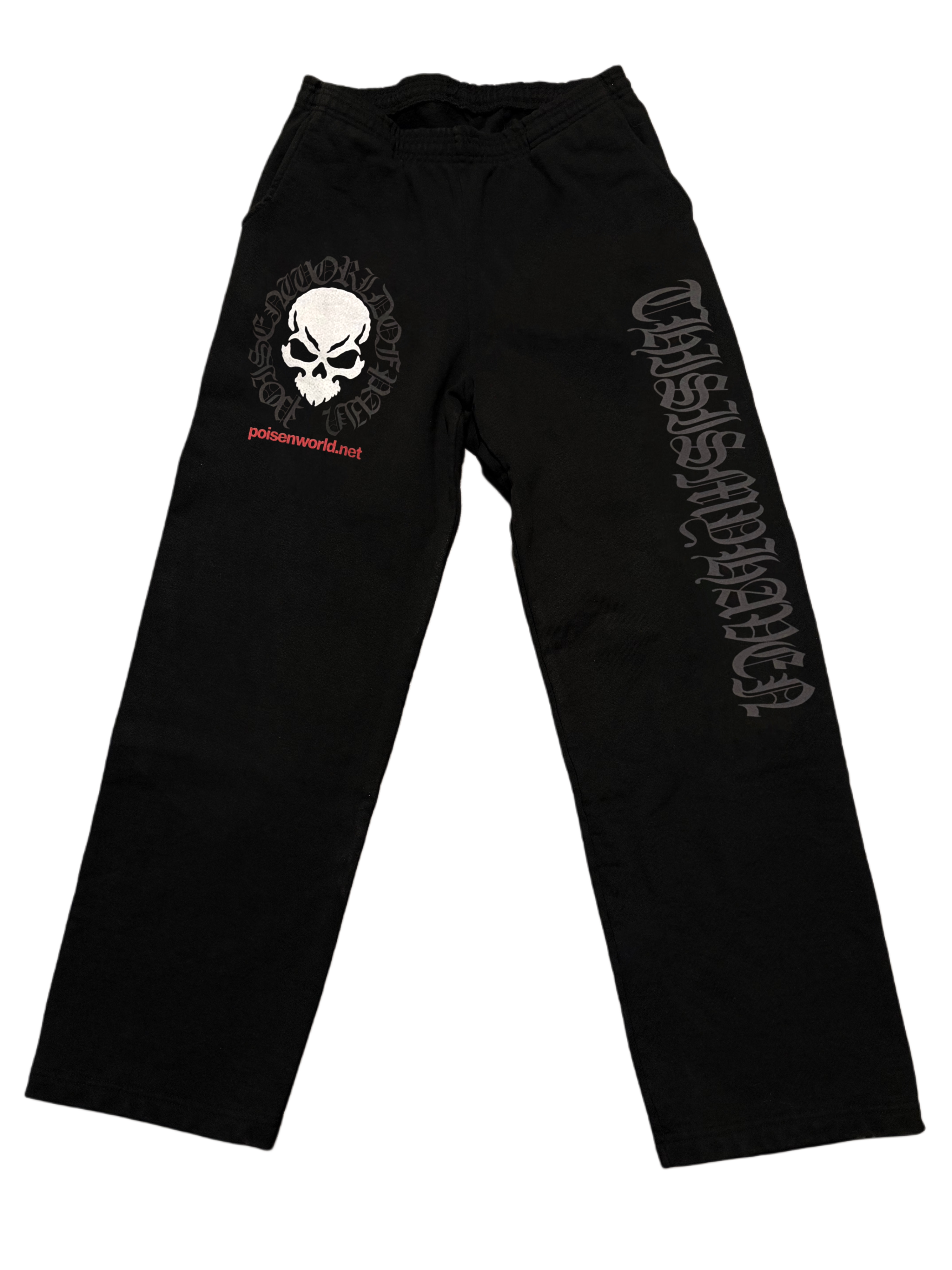 SANCTUARY Ultra Heavyweight Straight Leg Sweatpants (phantom black)