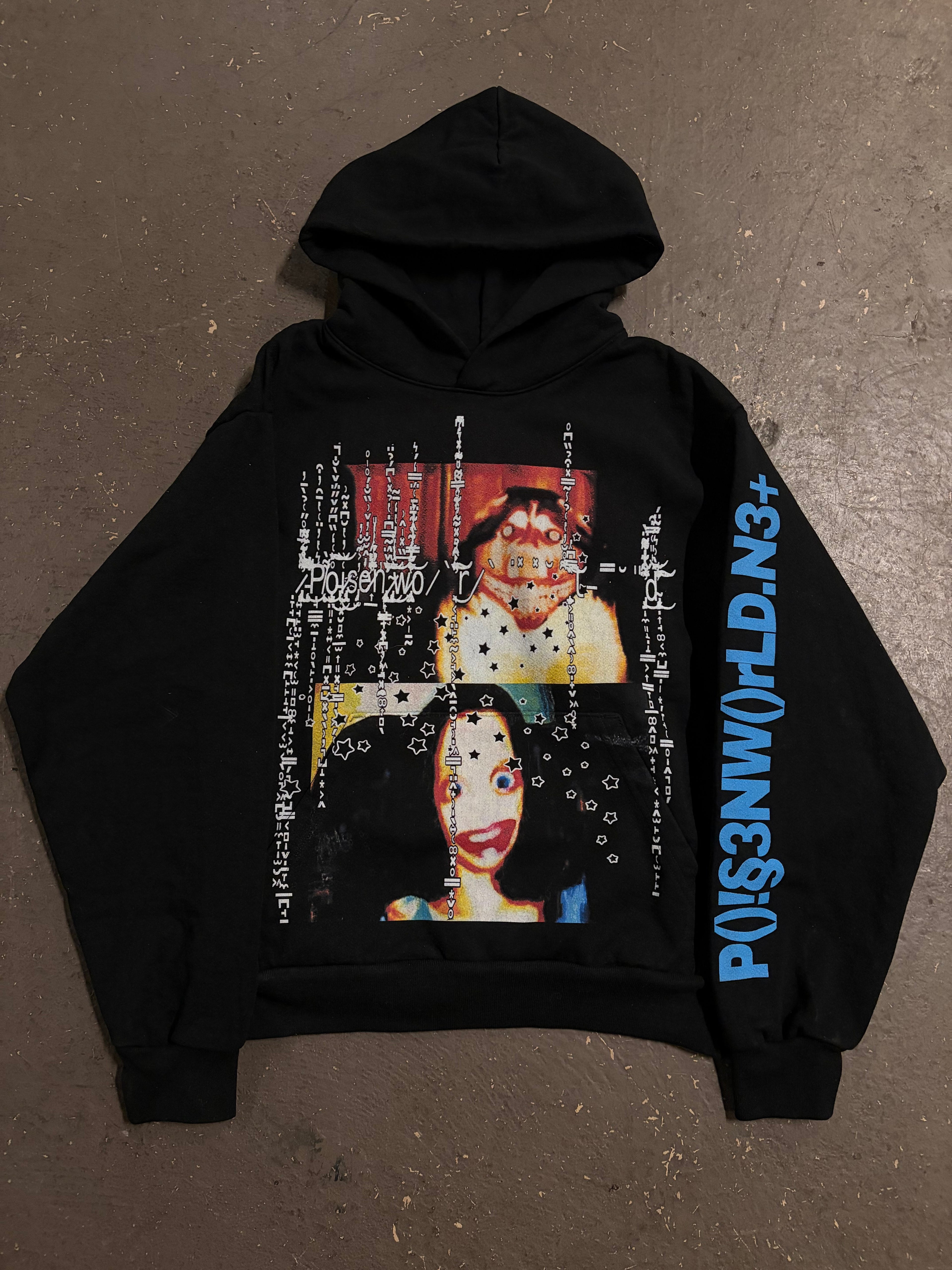 CREEPYPASTA ULTRA HEAVYWEIGHT HOODIE (phantom black)