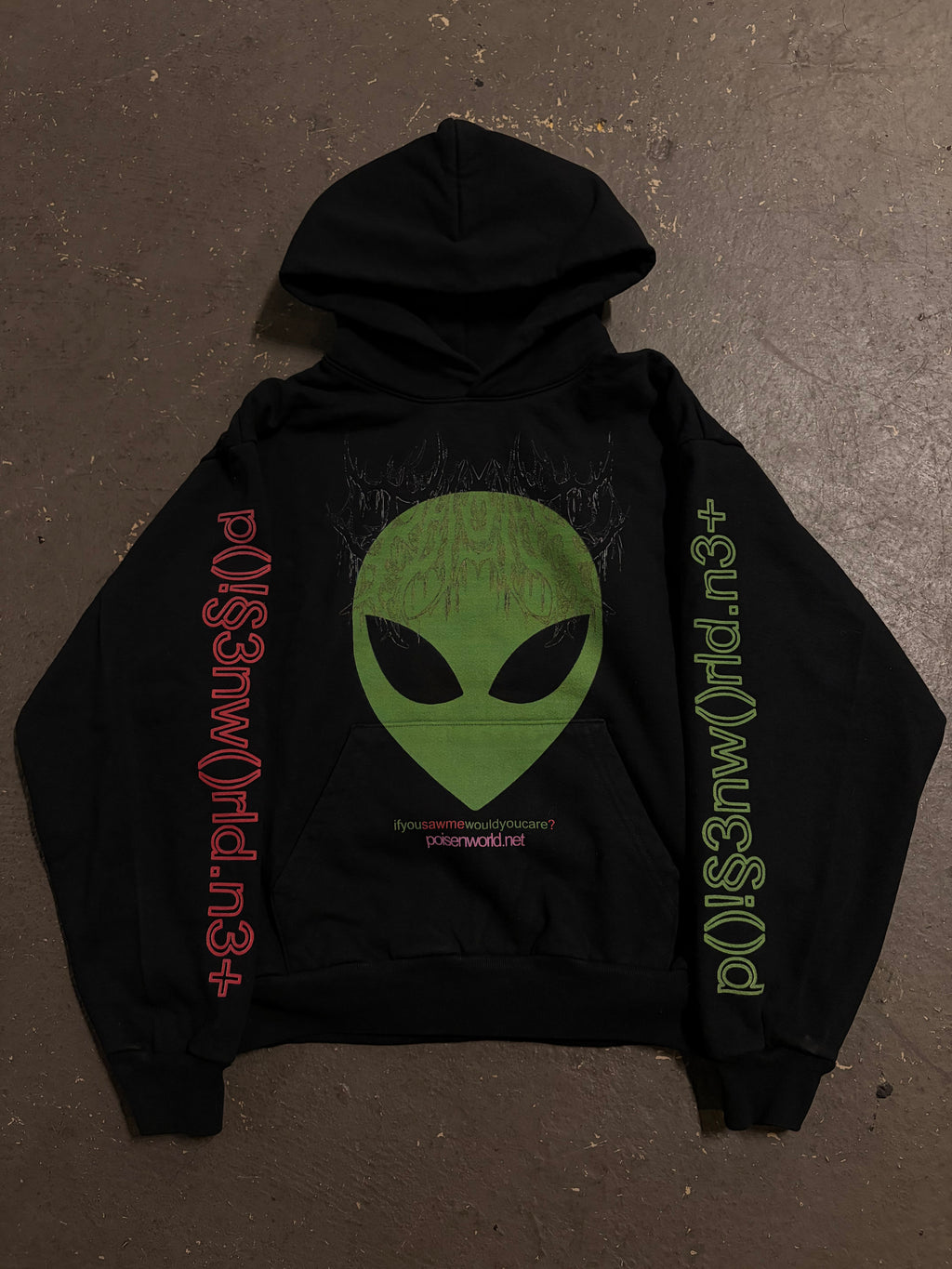 Ifyousawme ultra HEAVYWEIGHT HOODIE (phantom black)