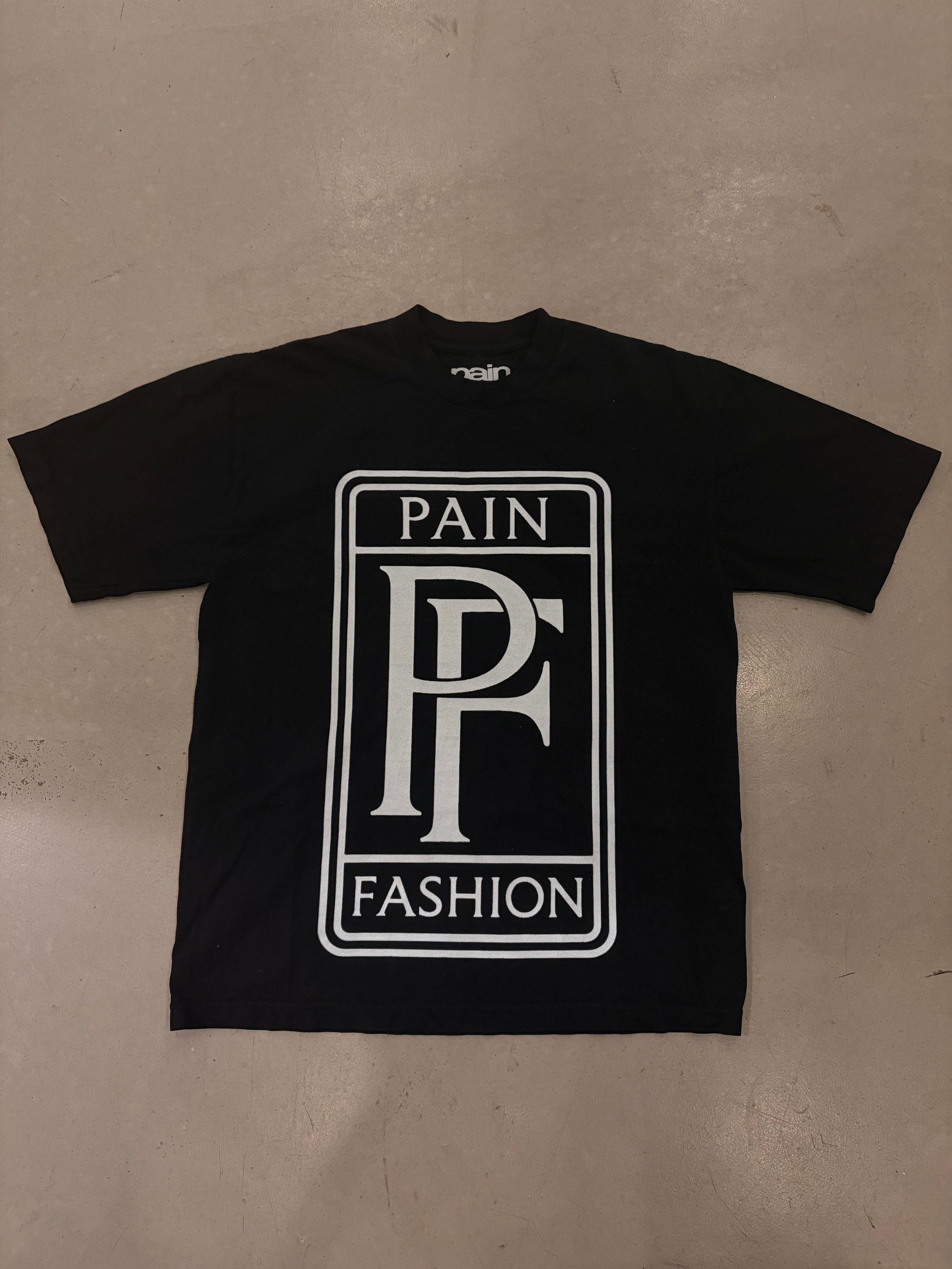 PAIN FASHION PREMIUM TEE (PHANTOM BLACK)