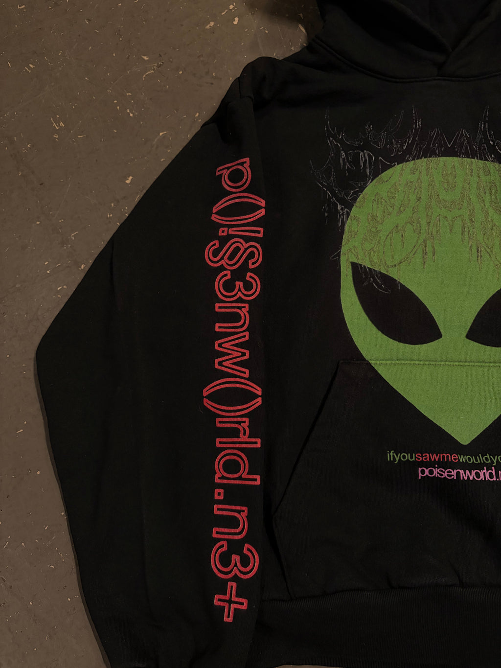 Ifyousawme ultra HEAVYWEIGHT HOODIE (phantom black)