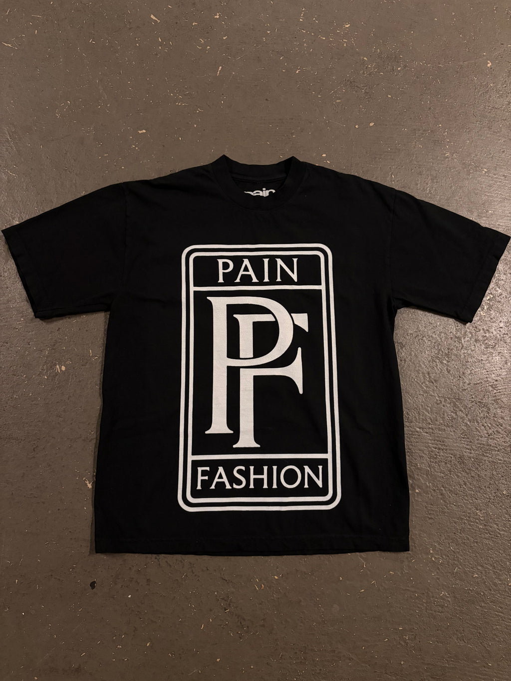 PAIN FASHION PREMIUM TEE (PHANTOM BLACK)