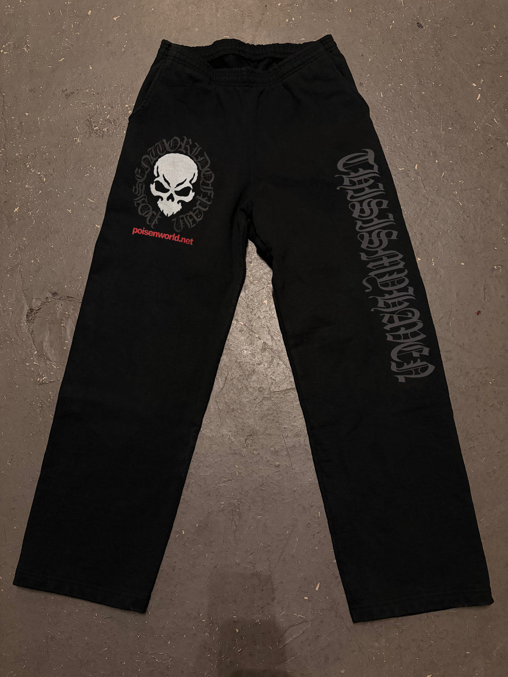 SANCTUARY Ultra Heavyweight Straight Leg Sweatpants (phantom black)