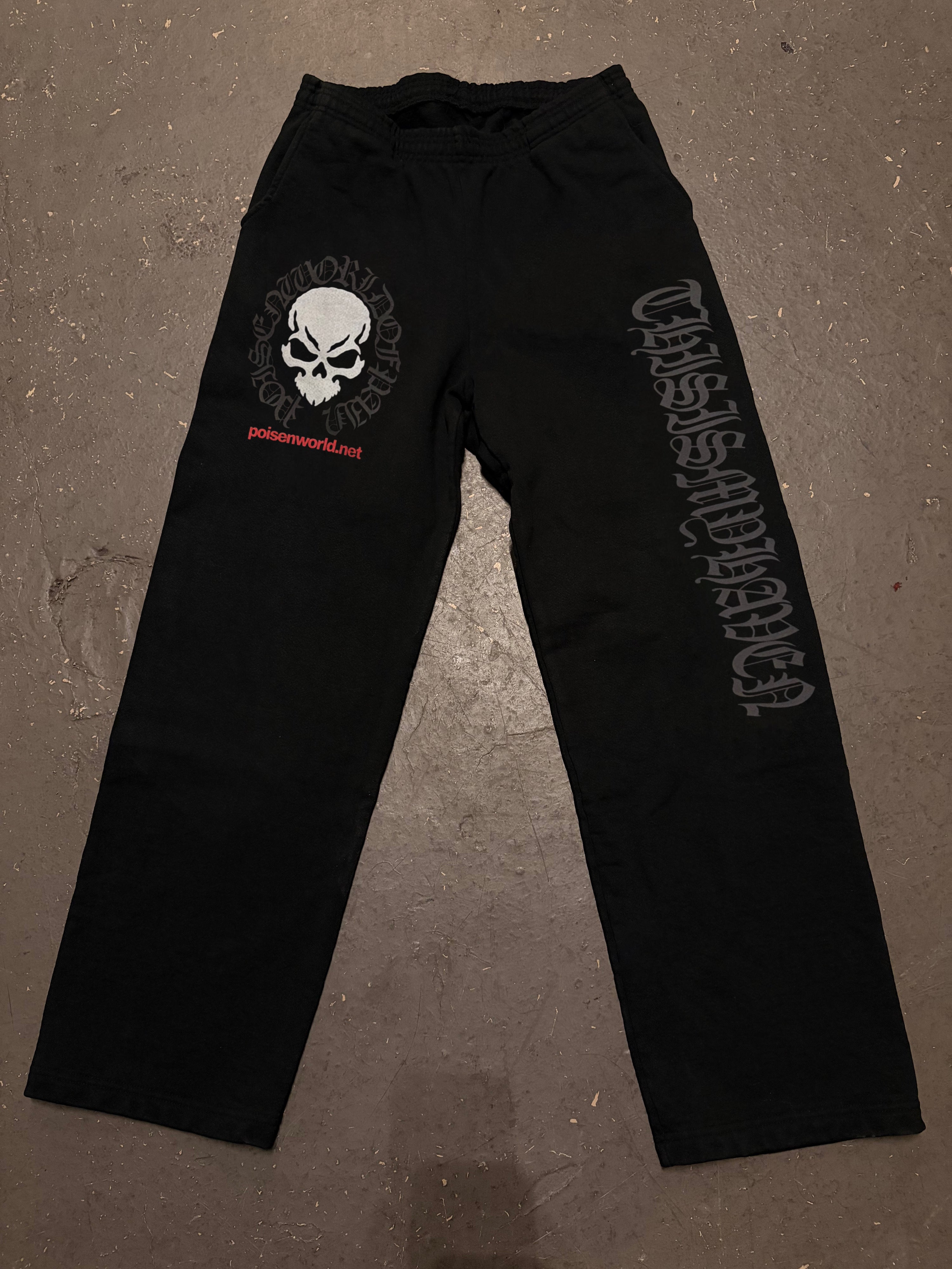SANCTUARY Ultra Heavyweight Straight Leg Sweatpants (phantom black)
