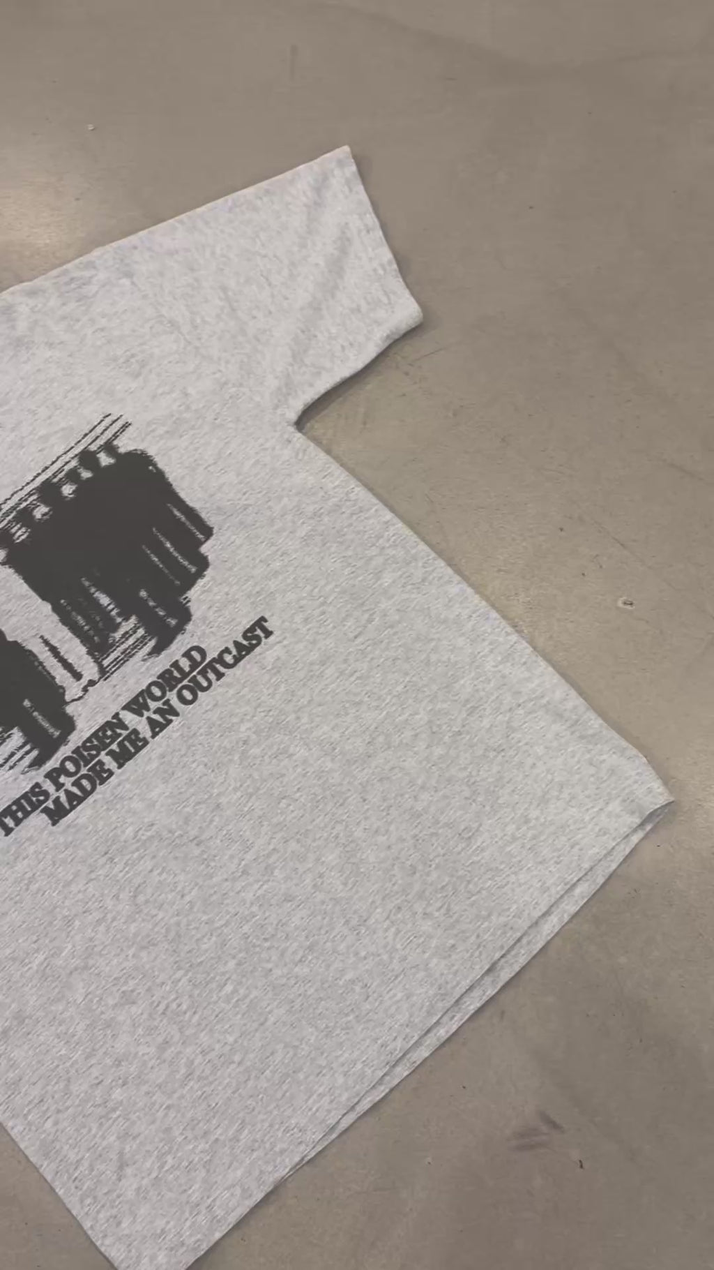 OUTCAST REMASTER PREMIUM TEE (ASH GREY)