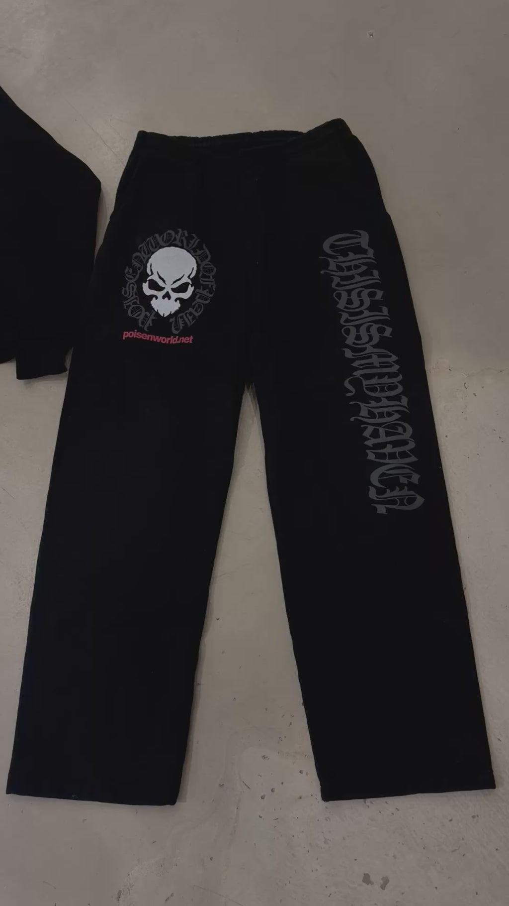 SANCTUARY Ultra Heavyweight Straight Leg Sweatpants (phantom black)