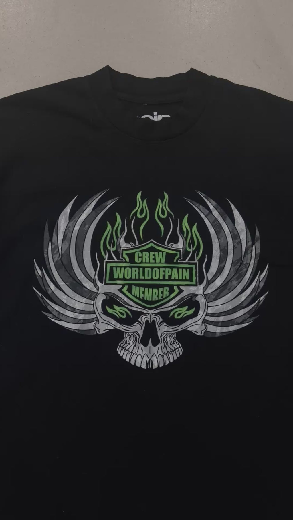 CREW MEMBER PREMIUM TEE (PHANTOM BLACK)