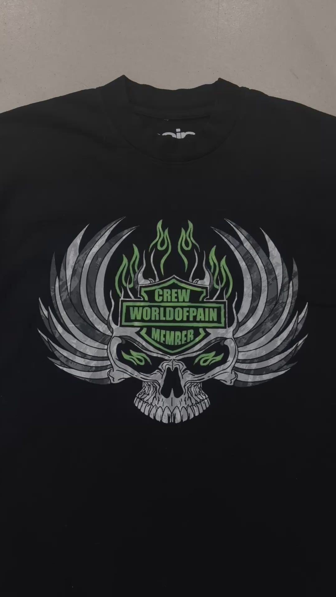 CREW MEMBER PREMIUM TEE (PHANTOM BLACK)