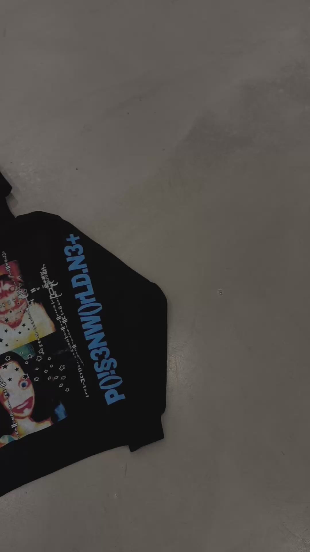 CREEPYPASTA ULTRA HEAVYWEIGHT HOODIE (phantom black)